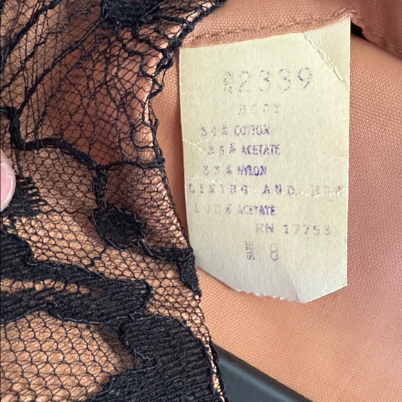 60s Eyelet Cocktail Dress - Picture 9 of 9